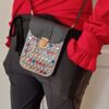 Tas crossbody met strass steentjes