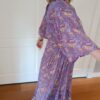 Lange Jurk Paars/Goud/Roze - Afbeelding 4