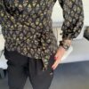 Blouse Wauw Zwart / Goud - Afbeelding 4