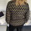 Blouse Wauw Zwart / Goud - Afbeelding 2