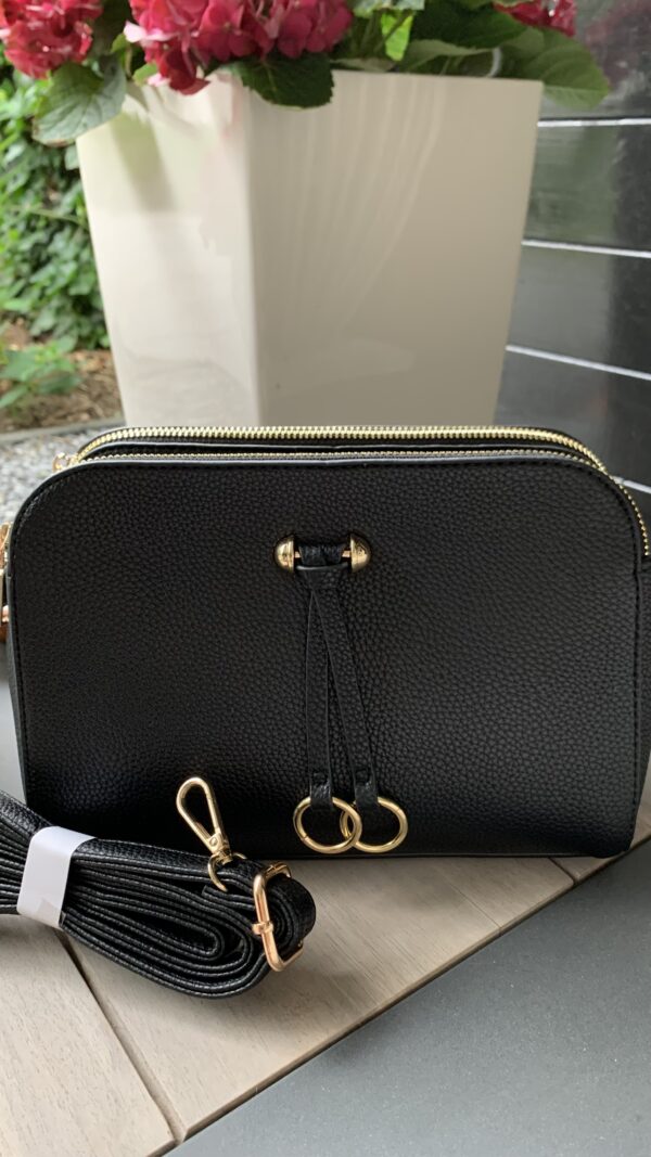 Crossbody Tas Zwart - Afbeelding 9