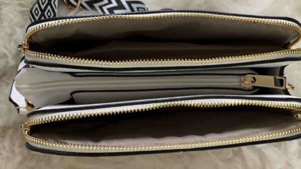 Crossbody Tas Zwart - Afbeelding 10