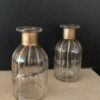Vaasje Klein van Glas met Gouden accenten - Afbeelding 3