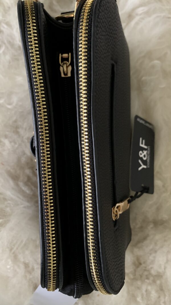 Crossbody Tas Zwart - Afbeelding 6