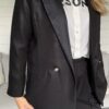 Blazer Glans Zwart