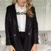Blazer Glans Zwart - Afbeelding 6