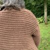 Vest Hazelnoot Bruin Grof Gebreid - Afbeelding 4