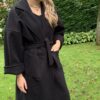 Jas Loden Zwart - Afbeelding 2