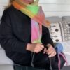 Sjaal Multicolor met Franjes - Afbeelding 4