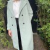 Jas / Trenchcoat Mint Groen - Afbeelding 2