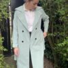 Jas / Trenchcoat Mint Groen