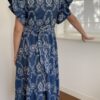 Lange Jurk Jeans Blauw Broderie - Afbeelding 10