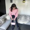 Tas Licht Roze met Touw - Afbeelding 9