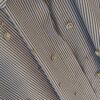 Blouse Blauw/ Wit Streep met Steentjes - Afbeelding 3