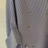 Blouse Blauw/ Wit Streep met Steentjes - Afbeelding 6