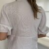 Top Wit/ Zwarte Streep met Strik Sluiting - Afbeelding 8