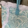Strand tas Turquoise met Franjes - Afbeelding 3