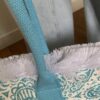 Strand tas Turquoise met Franjes - Afbeelding 4