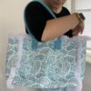 Strand tas Turquoise met Franjes - Afbeelding 5