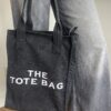 Tas The ToTe Bag Canvas Zwart