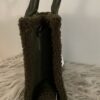 Tote Bag Legergroen Kunstleer met Teddy afgebiest - Afbeelding 4