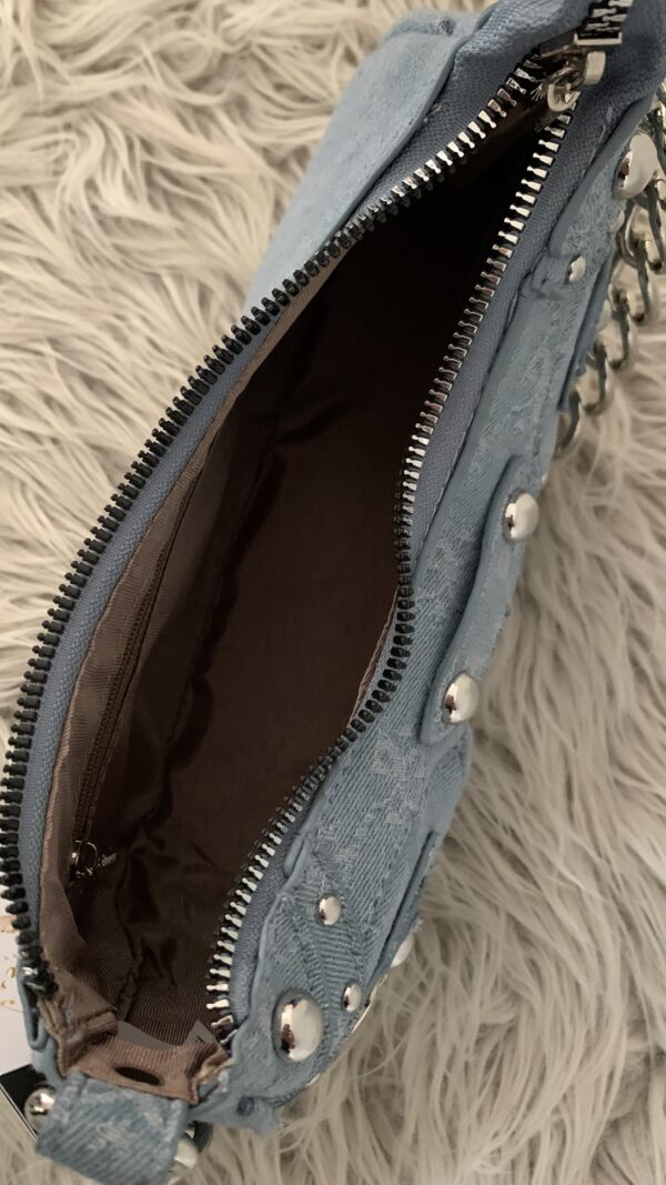 Tas Licht Blauwe Jeans Schoudertas - Afbeelding 7