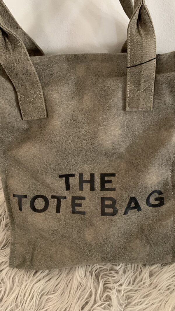 Tas The ToTe Bag Canvas Army Groen - Afbeelding 2