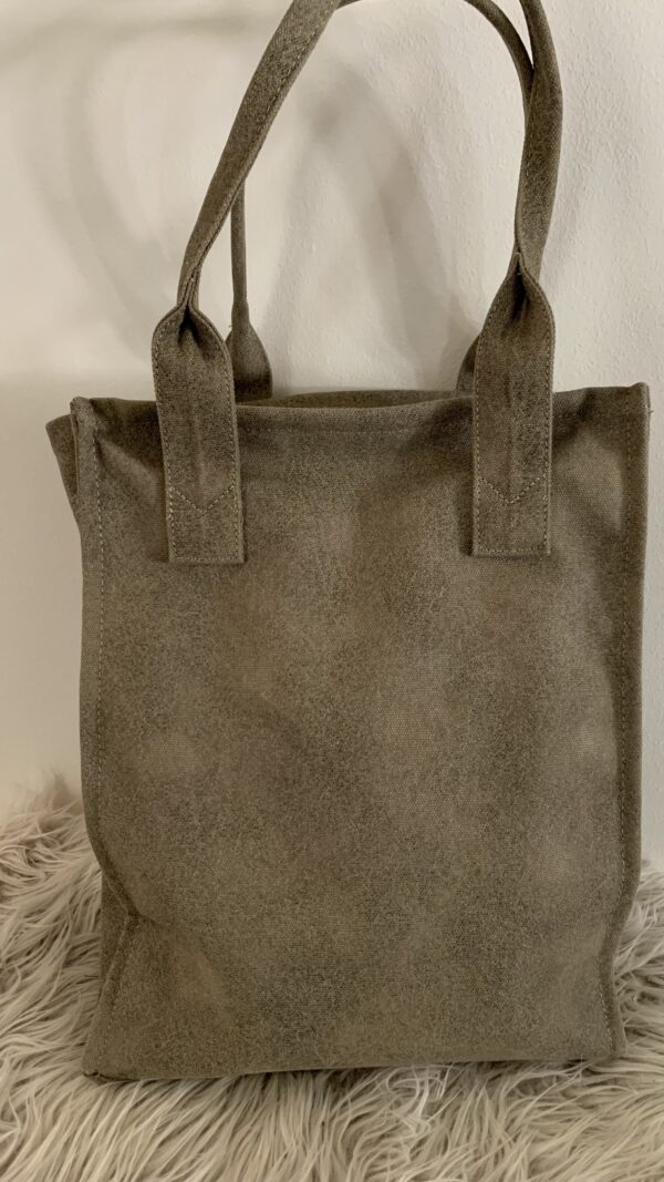 Tas The ToTe Bag Canvas Army Groen - Afbeelding 5