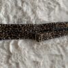 Draagriem/ Phone Cord Small Zwart, Bruin Panterprint - Afbeelding 2