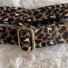Draagriem/ Phone Cord Small Zwart, Bruin Panterprint - Afbeelding 3