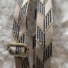 Tas Draagriem/ Phone Cord Small Crème/ Zwart Zig Zag