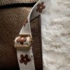 Tas Draagriem/ Phone Cord Small Crème, Bruin Bloem - Afbeelding 3