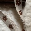 Tas Draagriem/ Phone Cord Small Crème, Bruin Bloem - Afbeelding 4