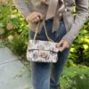Tas Taupe Bloemen print - Afbeelding 6