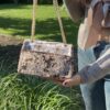 Tas Taupe Bloemen print - Afbeelding 5