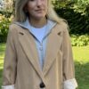 Blazer Camel met Capuchon - Afbeelding 3