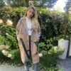Lange Jas Camel met Opdruk - Afbeelding 2