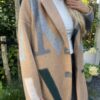 Lange Jas Camel met Opdruk - Afbeelding 3