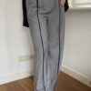 Broek Grijs met Zwarte Bies