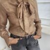 Blouse Goud met Strik - Afbeelding 8