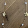 Lange ketting bloem en parel - Afbeelding 2