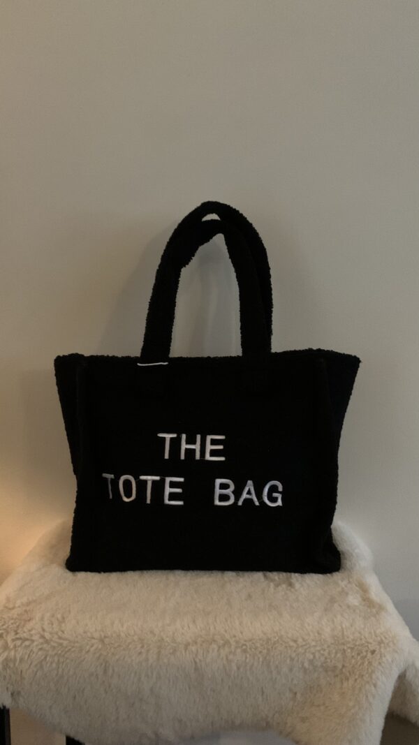 Tote Bag Zwart XL - Afbeelding 2