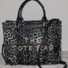 Tote Bag Panter Print Grijs L