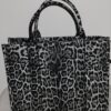Tote Bag Panter Print Grijs L - Afbeelding 9