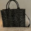 Tote Bag Panter Print Grijs L - Afbeelding 10