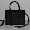 Tote Bag Zwart Kunstleer met Teddy afgebiest - Afbeelding 6