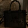 Tote Bag Zwart Kunstleer met Teddy afgebiest - Afbeelding 7