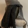Sjaal zwart / grijs Polar Plush