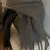 Sjaal zwart / grijs Polar Plush - Afbeelding 2