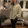 Vest Taupe Oversized